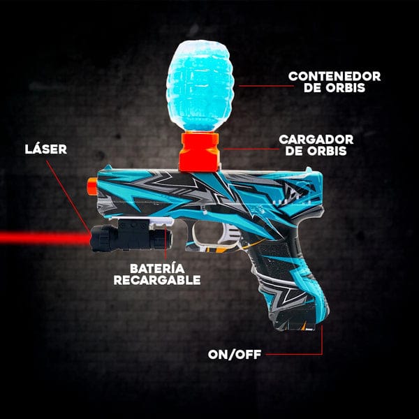 Pistola Hidrogel Láser Recargable Automa